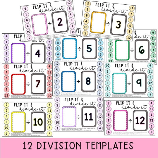 Flip It Fluency Games BUNDLE | Addition, Subtraction, Multiplication & Division