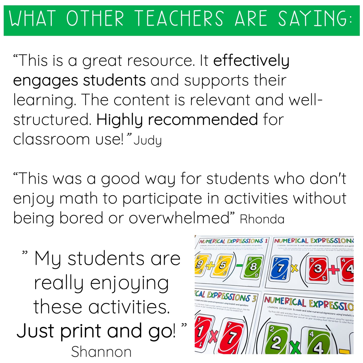 UNO Math Games - Grades 5-6 (Version 4)
