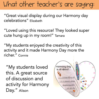 Harmony Week Bundle | Harmony Day Craft and PowerPoint