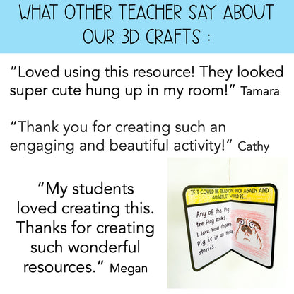 Book Week Craft | Reading Reflection Activity