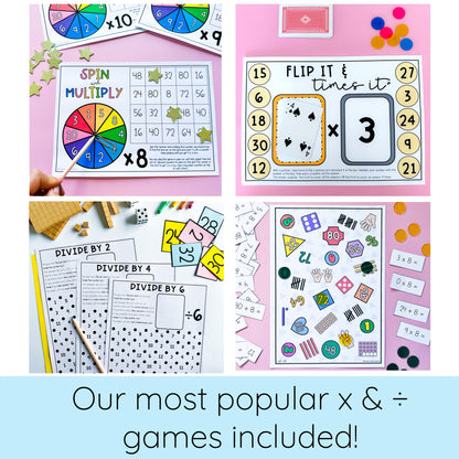 Multiplication and Division Fact Fluency Pathway - Year long Program
