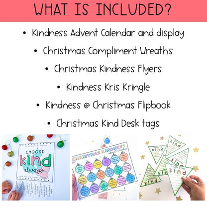 Christmas Kindness BUNDLE | SEL | End Of Year