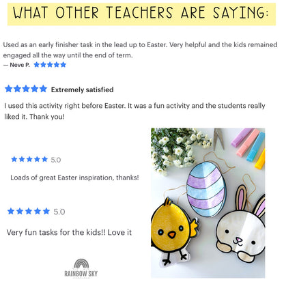 Easter Activity BUNDLE | Differentiated Easter Lessons Grades 3-5