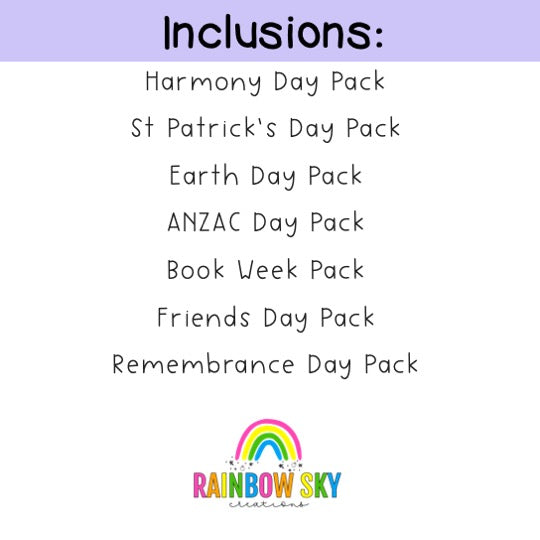 Australian Celebrations BUNDLE | Years 1-2