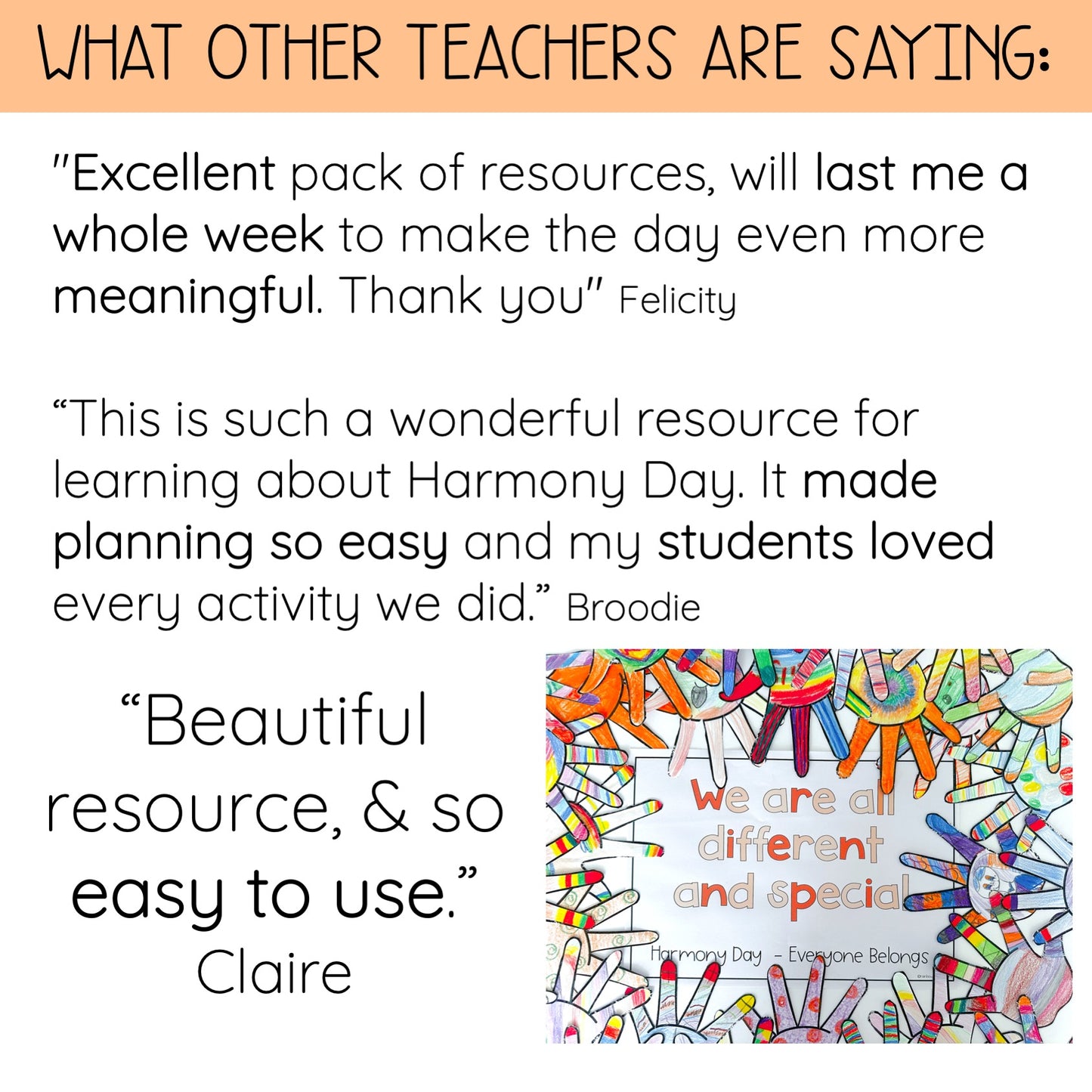 Harmony Day Pack ( Kindergarten)