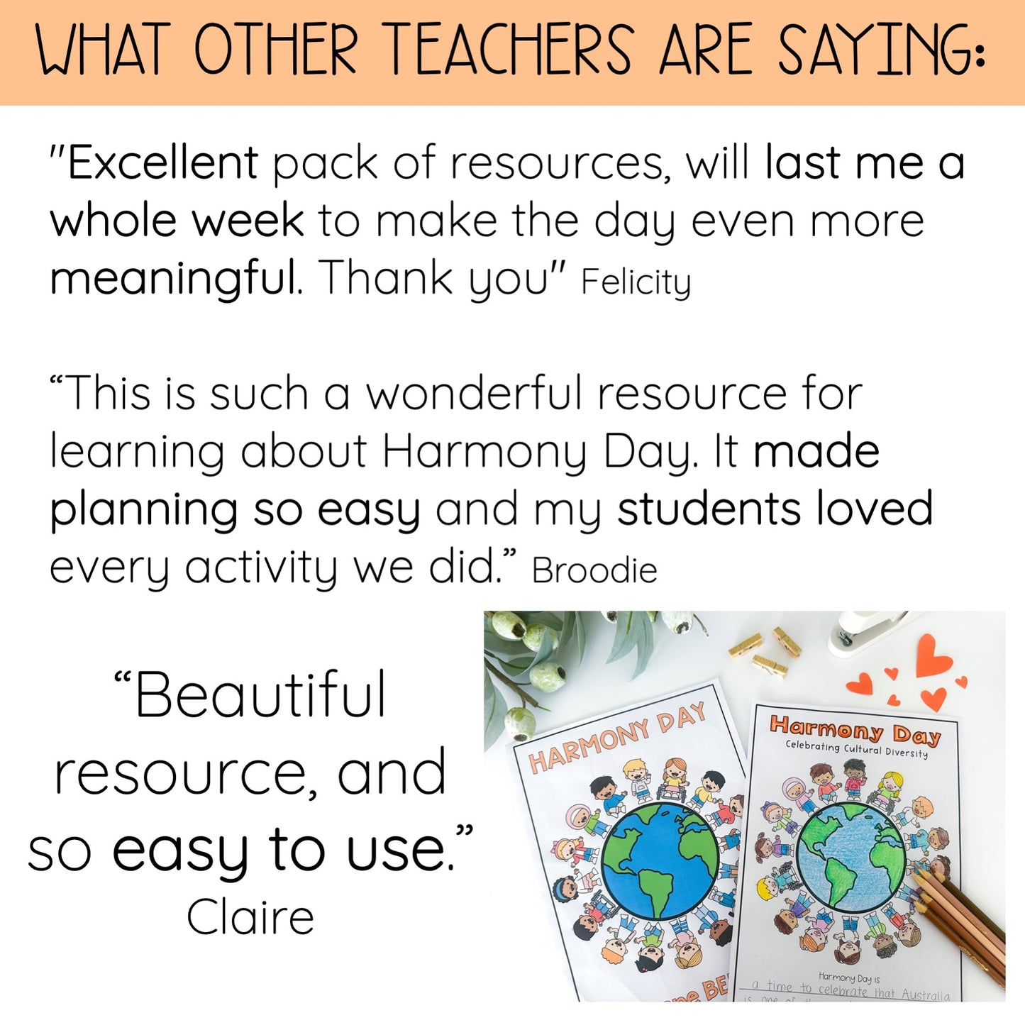 Harmony Day Pack (Grades 3-4)