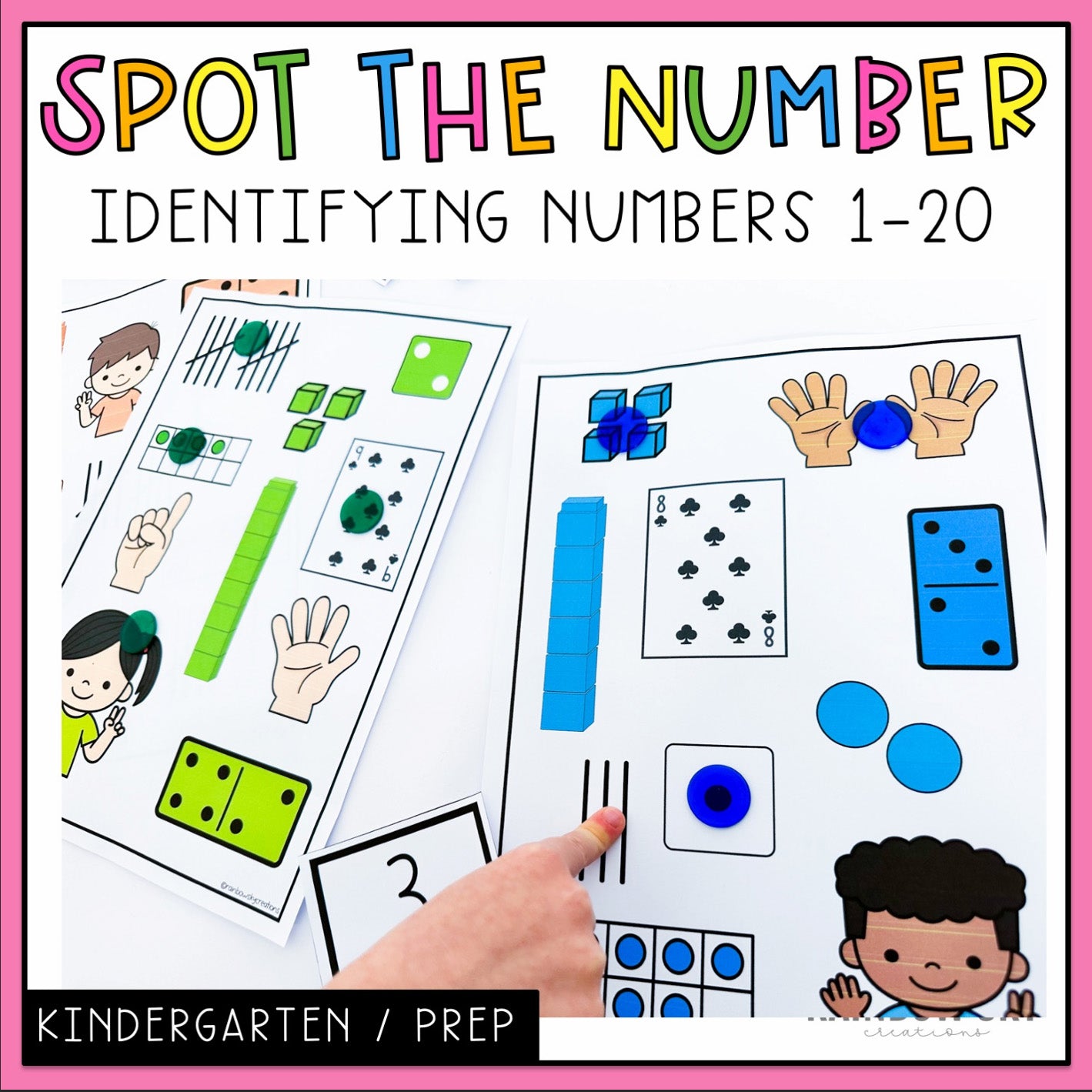 Spot The Number Games - Identifying Numbers 1-20 – Rainbow Sky Creations AU