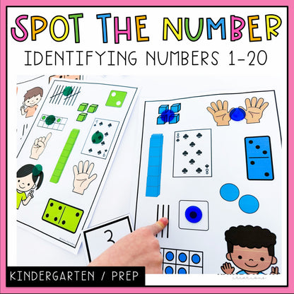 Spot The Number Games | Identifying Numbers 1-20