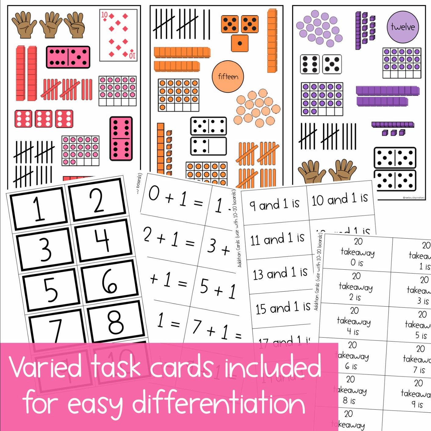 Spot The Number Games | Identifying Numbers 1-20