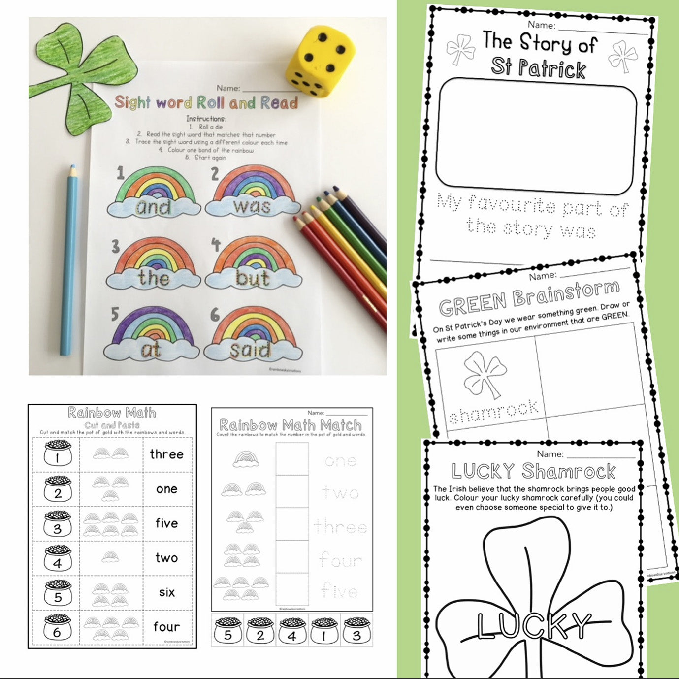 Kinder St Patrick's Day Pack | Foundation, Kindergarten, PREP