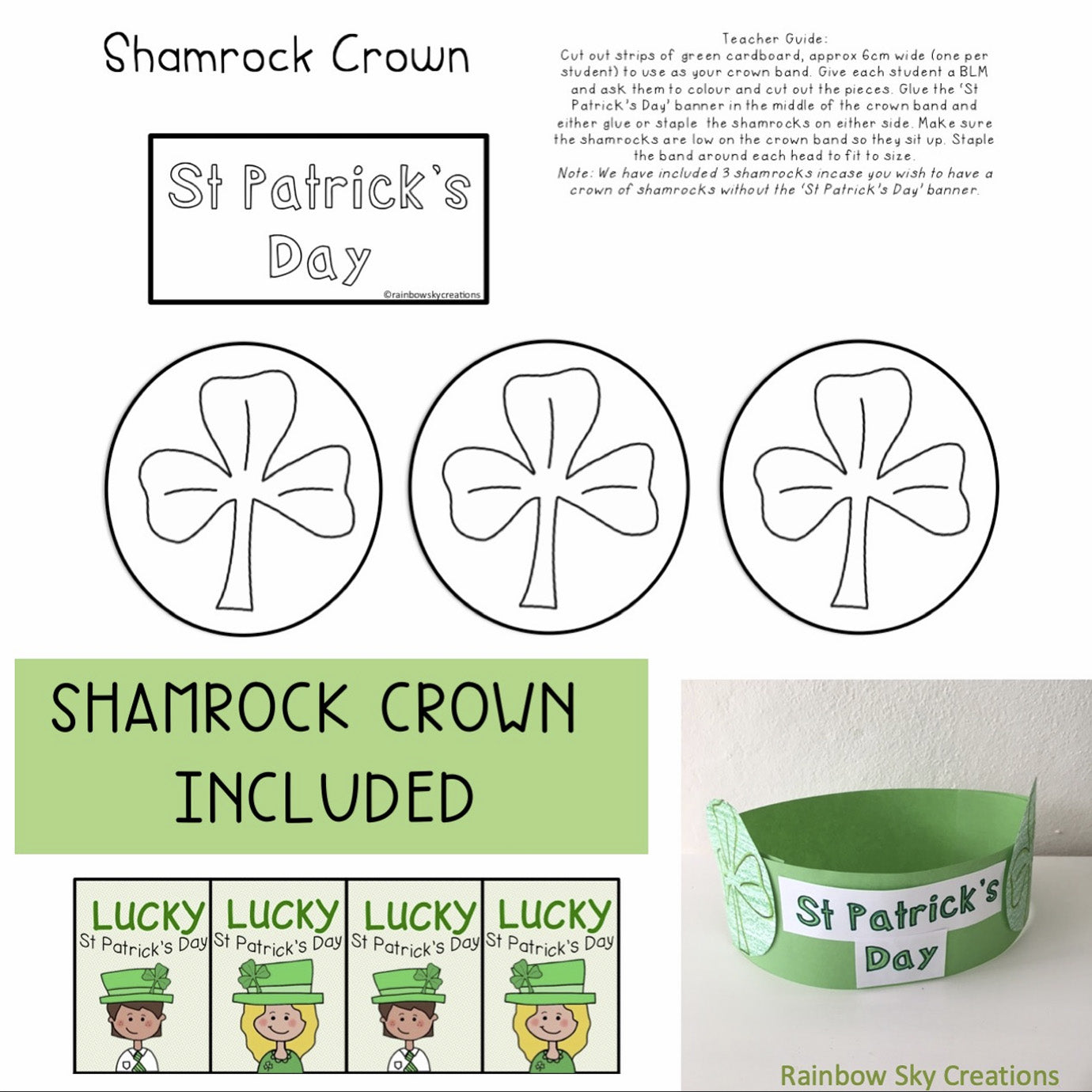 Kinder St Patrick's Day Pack | Foundation, Kindergarten, PREP