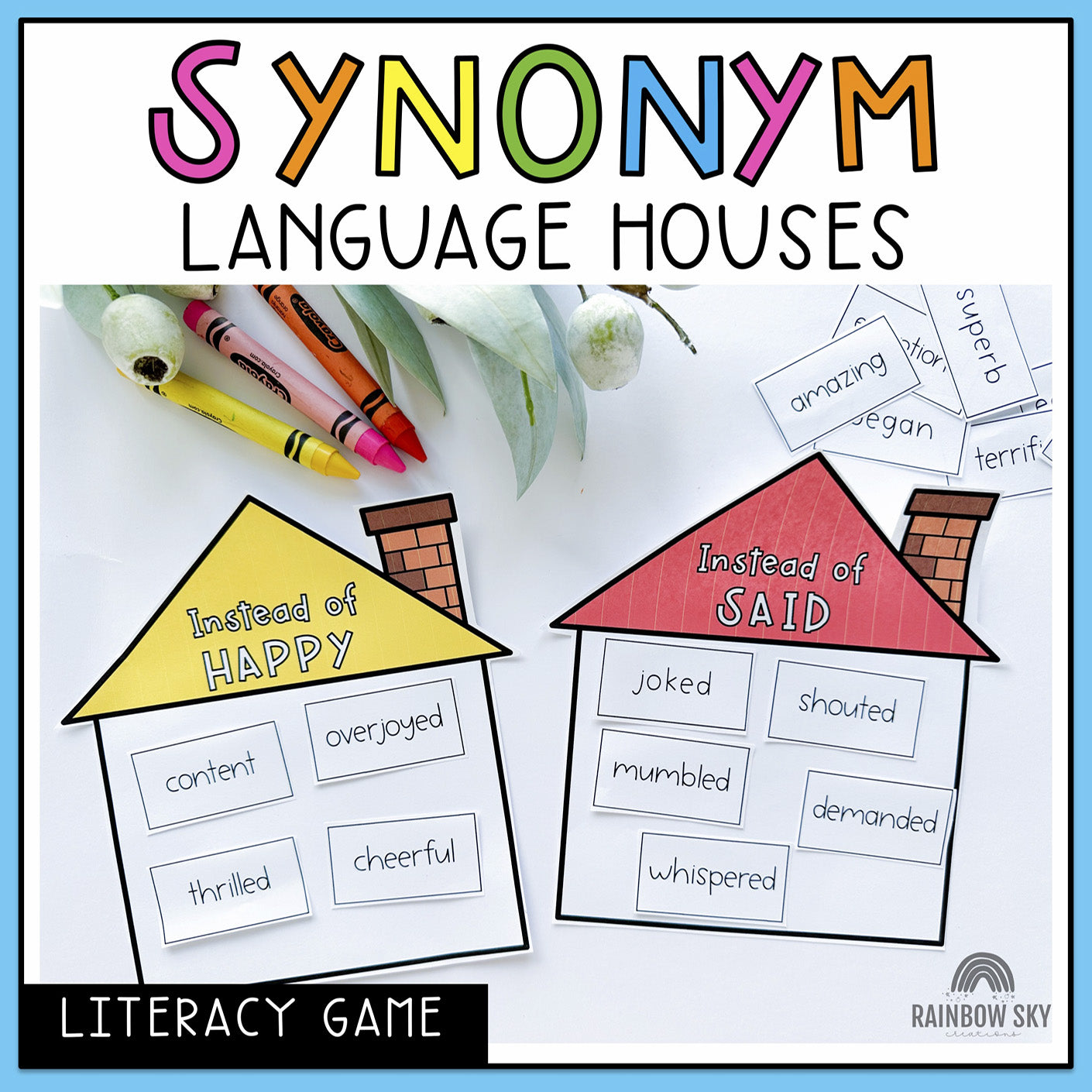 Synonym Game | Reading Group Language Activity