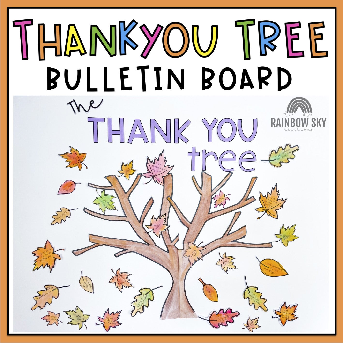 The Thanksgiving Tree Bulletin Board | Thankful Lesson