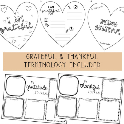 Thanksgiving 3D Craft | Thankful Reflection Activity | Gratitude Reflection