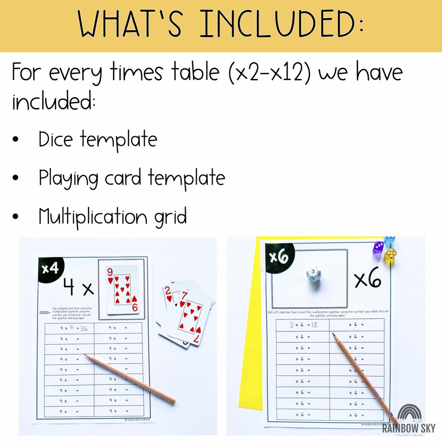 Times Table Fluency Worksheets | Multiplication Recall Printables