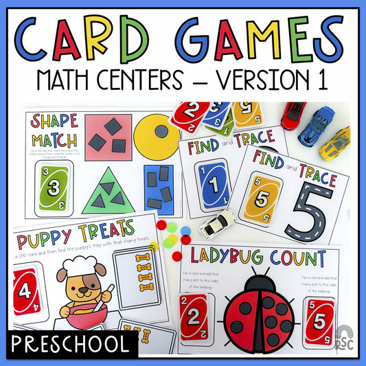 UNO Card Games - Preschool (Version 1)