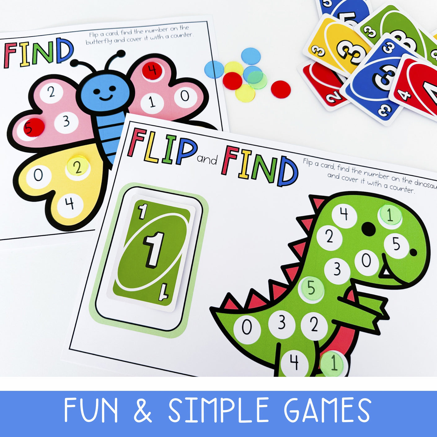 UNO Card Games - Preschool (Version 1)