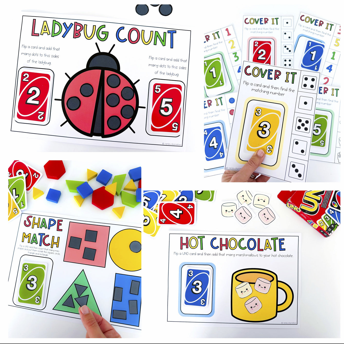 UNO Card Games - Preschool (Version 1)