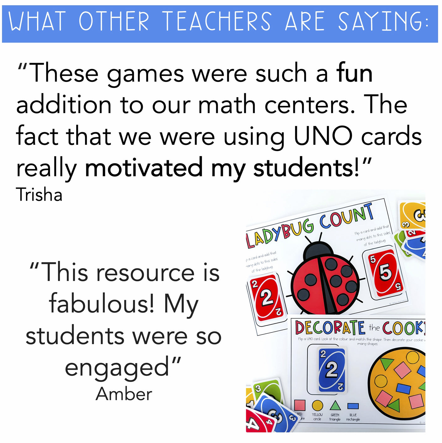 UNO Card Games - Preschool (Version 1)