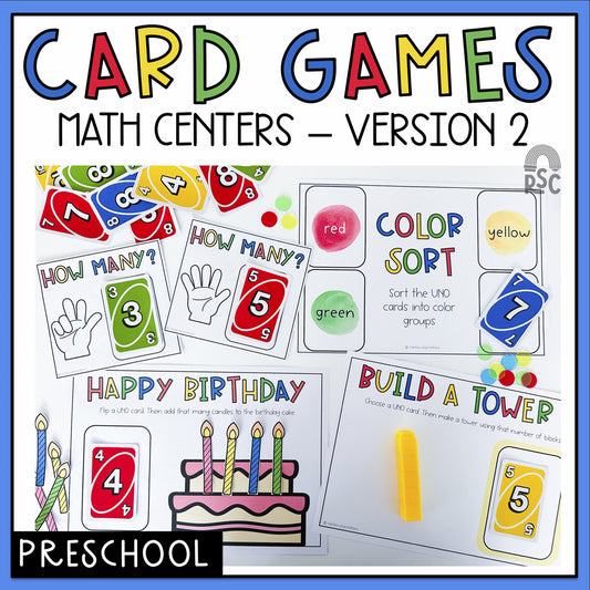 UNO Card Games - Preschool (Version 2)