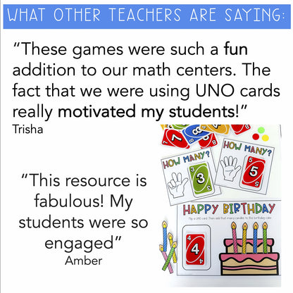 UNO Card Games - Preschool (Version 2)
