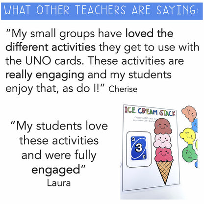 UNO Card Games - Preschool (Version 2)