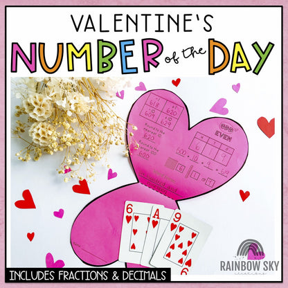 Valentine's Number of the Day, Fraction of the Day, Decimal of the Day