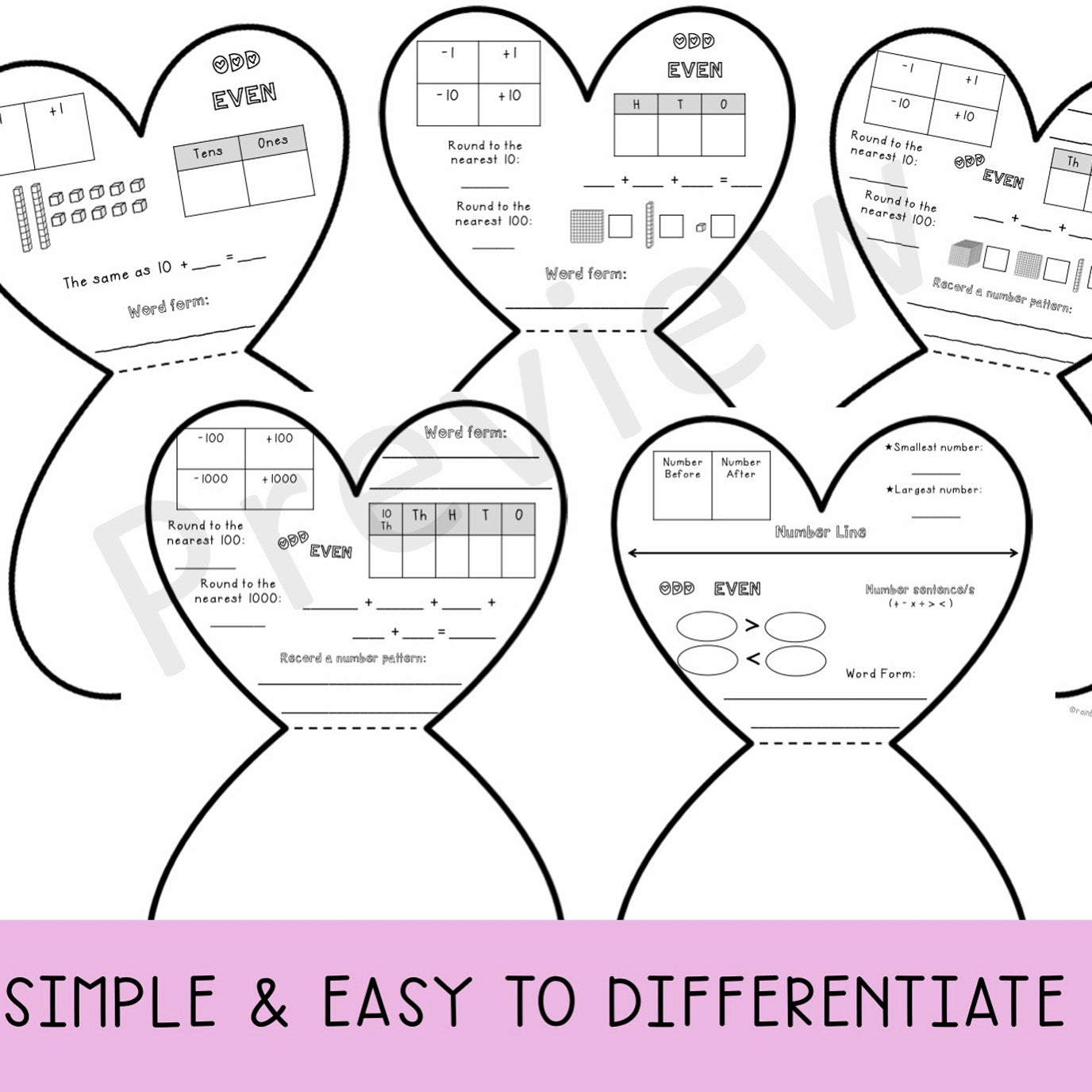 Valentine's Number of the Day, Fraction of the Day, Decimal of the Day