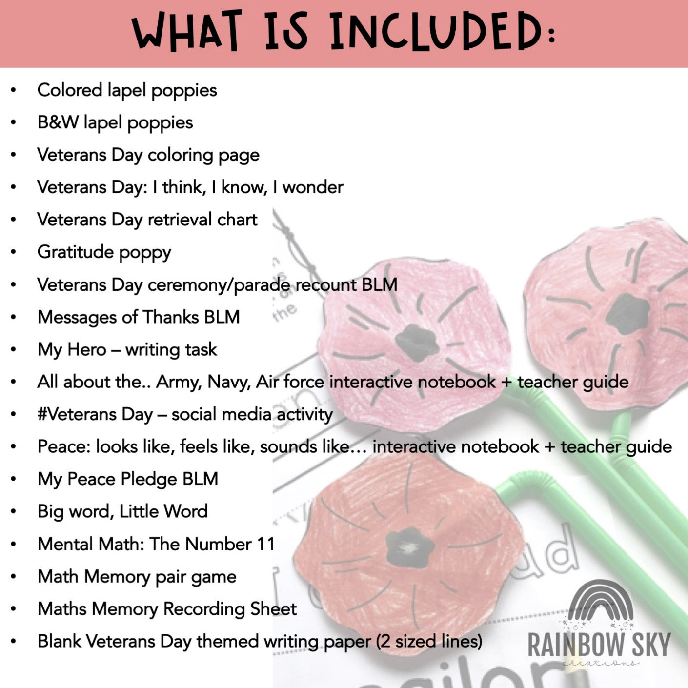 Veterans Day Activities | Writing / Math | Grades 1-2