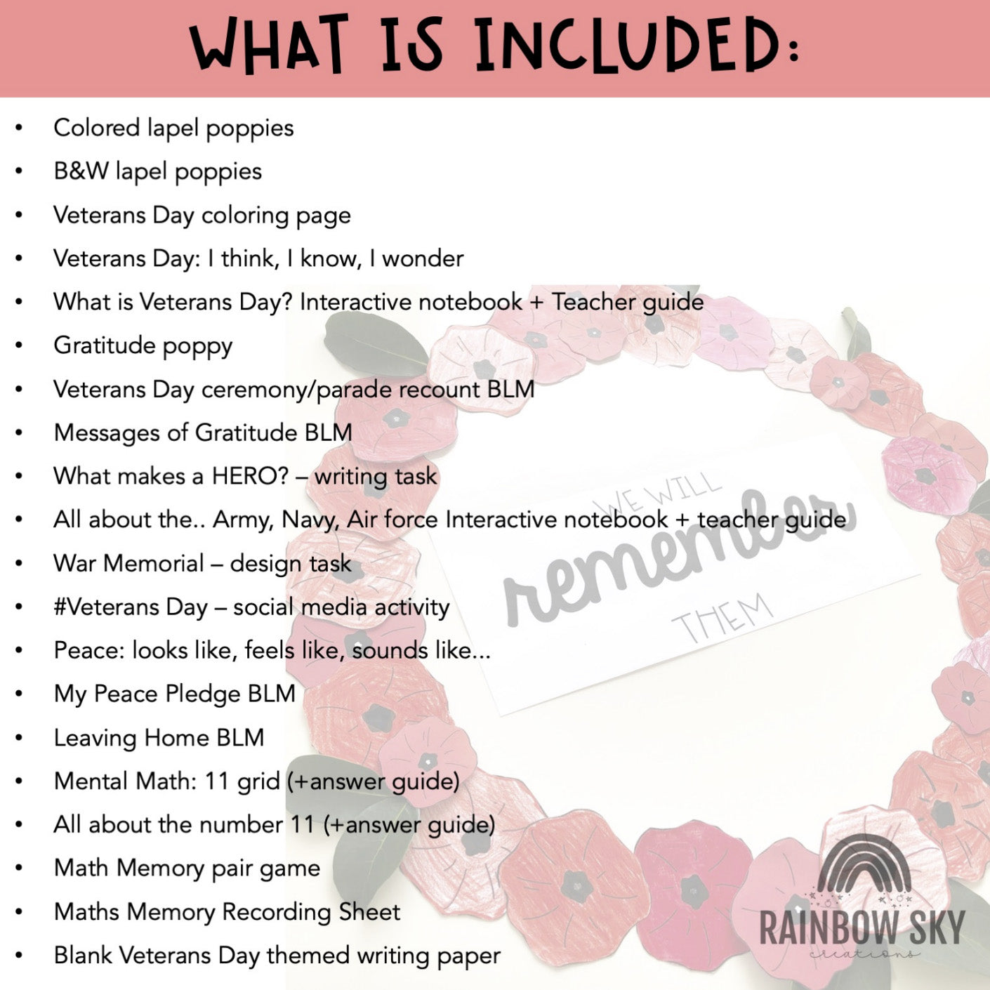 Veterans Day Activities | Writing Math | Grades 3-6