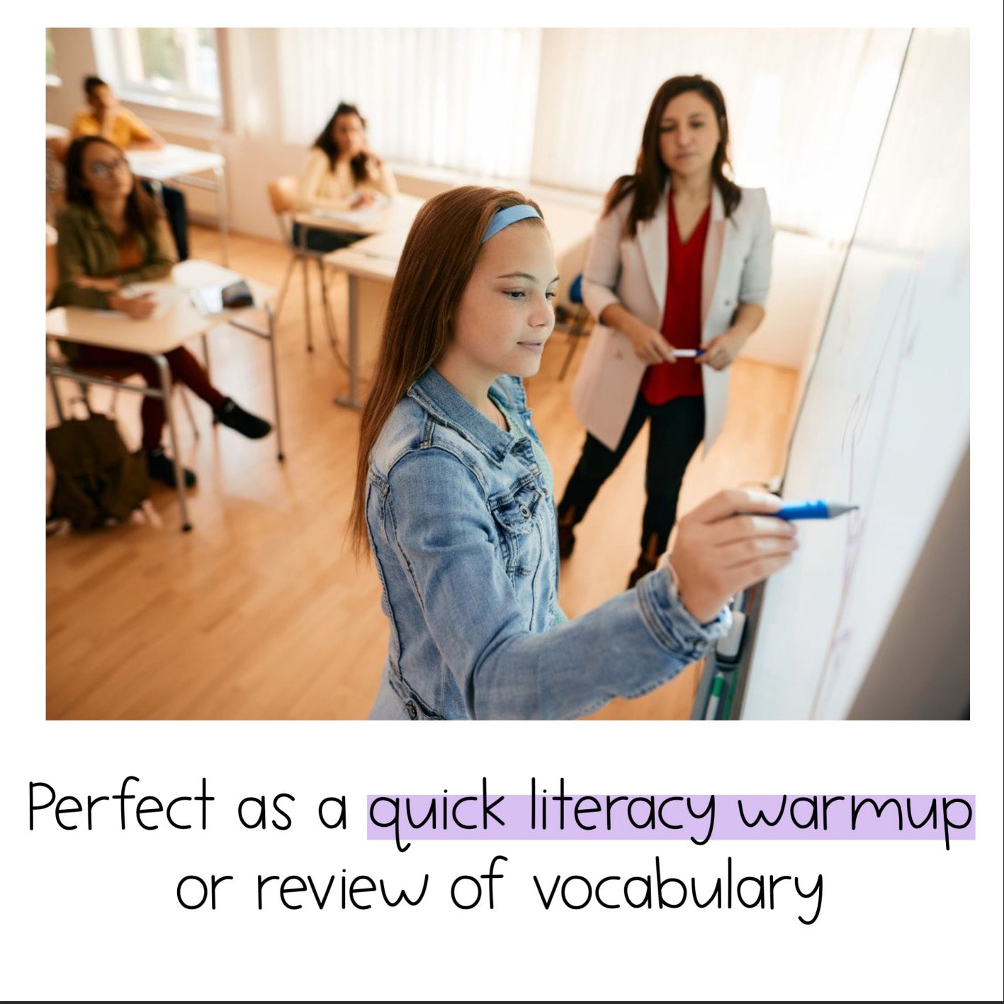 Word of the Day Warm-up Teaching Slides | Vocabulary & Spelling