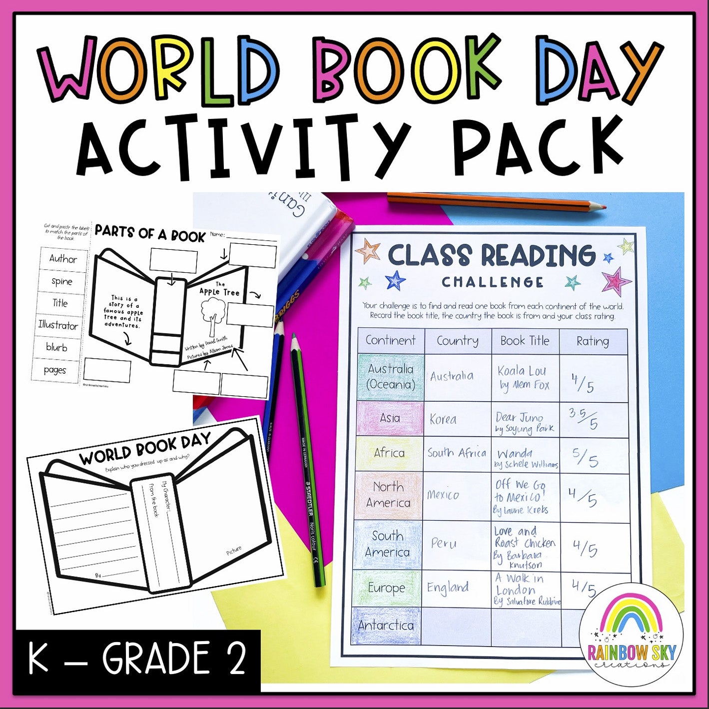 World Book Day - Reading Activities | K - 2nd Grade