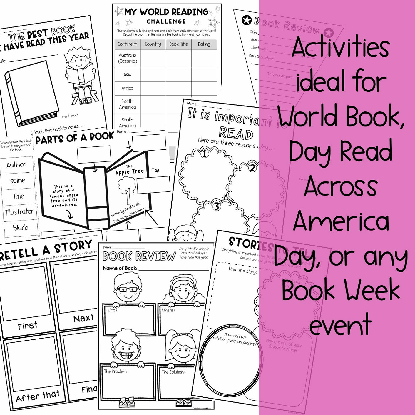 World Book Day - Reading Activities | K - 2nd Grade