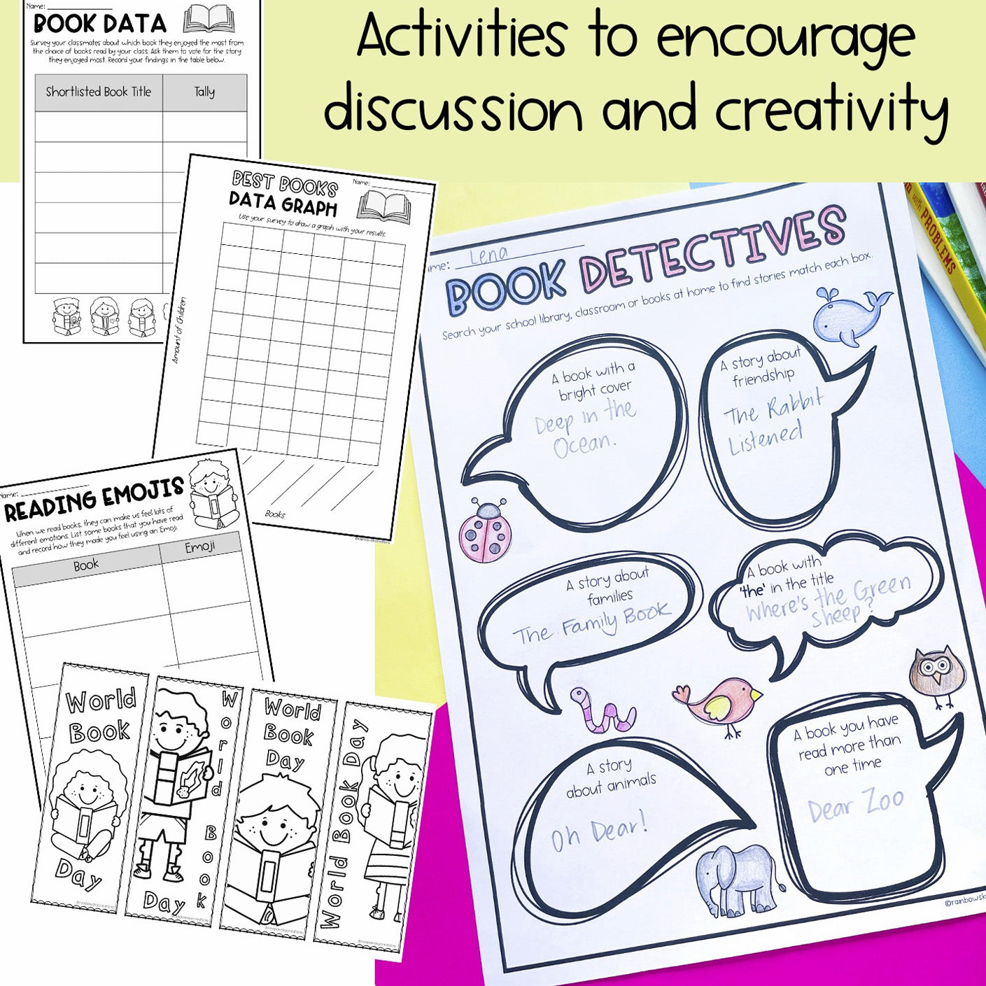 World Book Day - Reading Activities | K - 2nd Grade