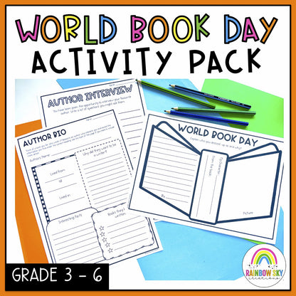 World Book Day - Reading Activities | 3rd-6th Grade