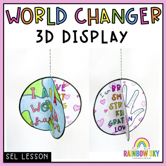 World Changer SEL Craft | Self Love Bulletin Board