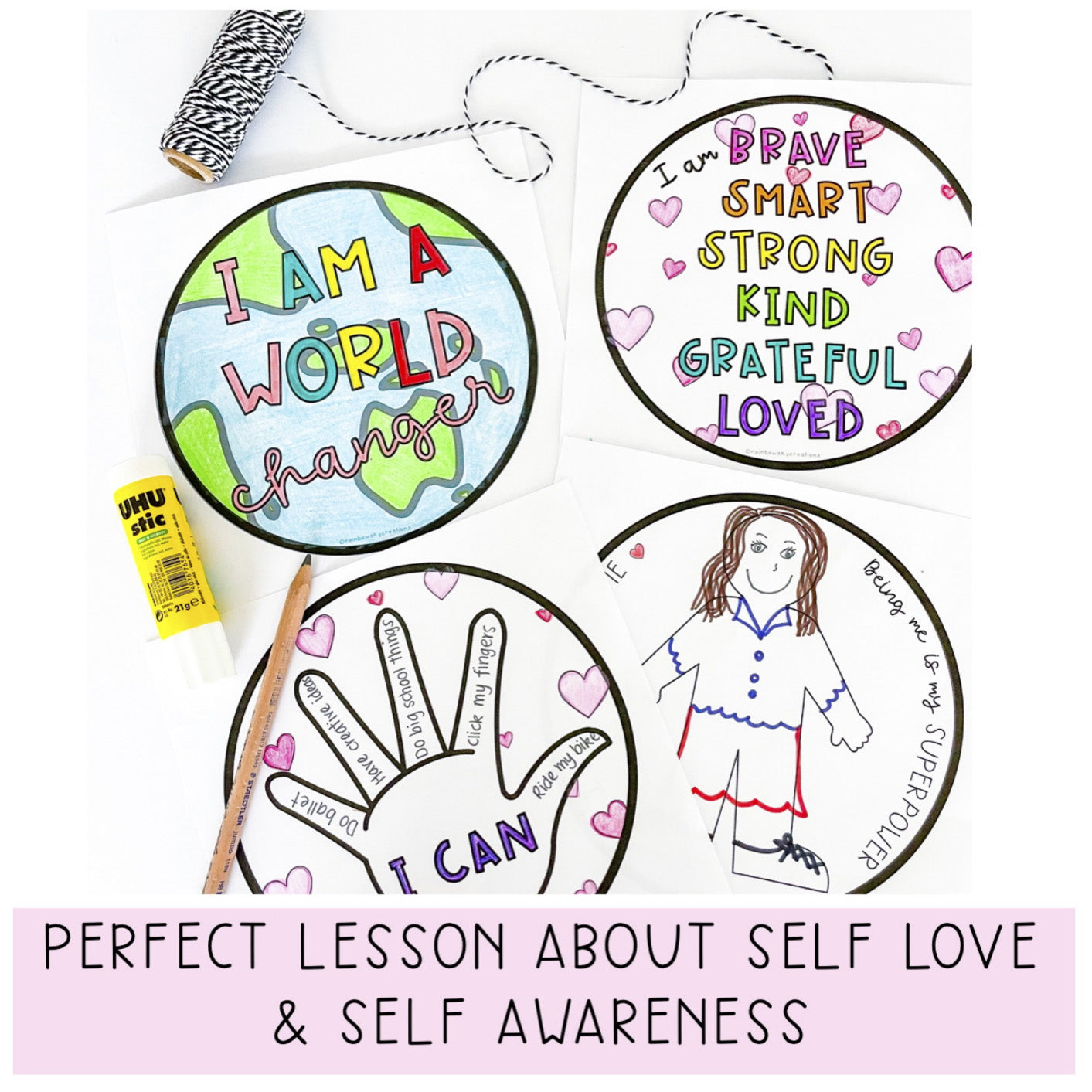 World Changer SEL Craft | Self Love Bulletin Board