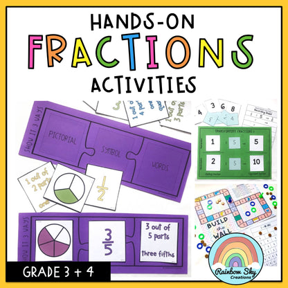 Equivalent Fractions | Fractions on a number line | Fractions Grade 3