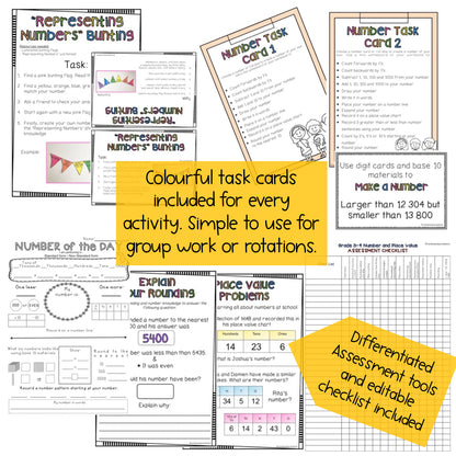 Hands-on Place Value Activities | Number Sense Grade 3 & Grade 4