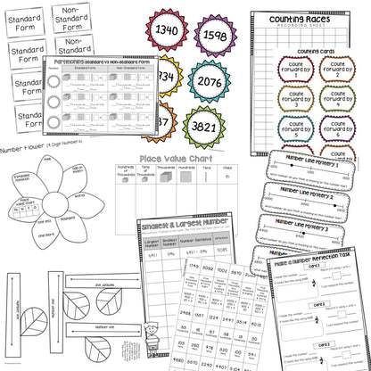 Hands-on Place Value Activities | Number Sense Grade 3 & Grade 4