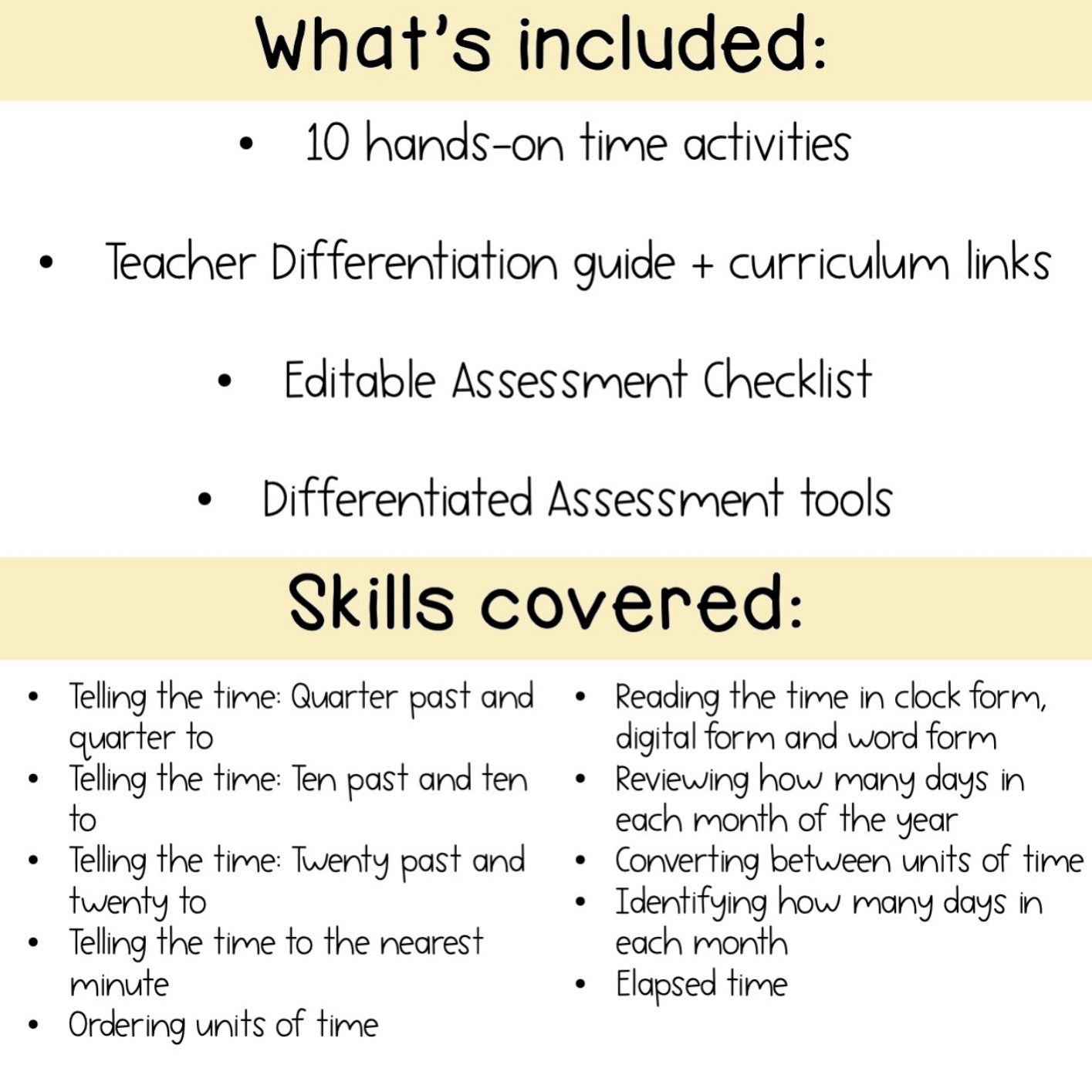 Telling Time Math Centers | Grade 3 & Grade 4