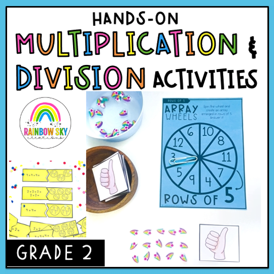 Year 2 Hands-On Multiplication & Division Activities