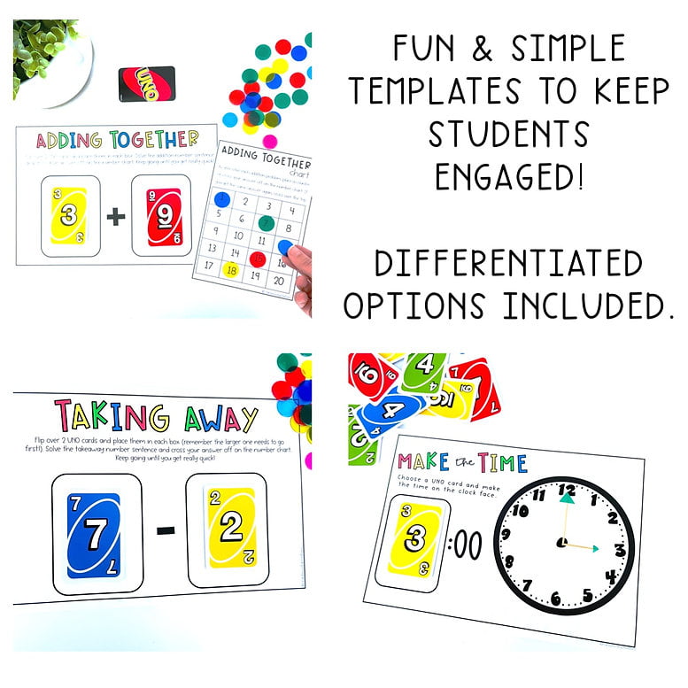 Card Game Math Centres for Kindergarten | Number Sense Games [Version 1]