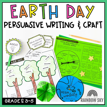 Earth Day Persuasive Writing and Craft | Year 3-5