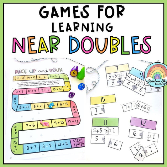 Near Doubles Games, Puzzles and Activities [Addition & Subtraction Strategies]