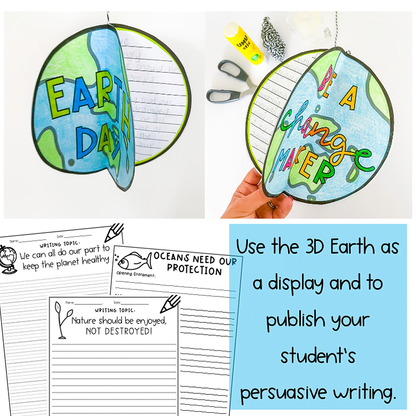 Earth Day Persuasive Writing and Craft | Year 3-5