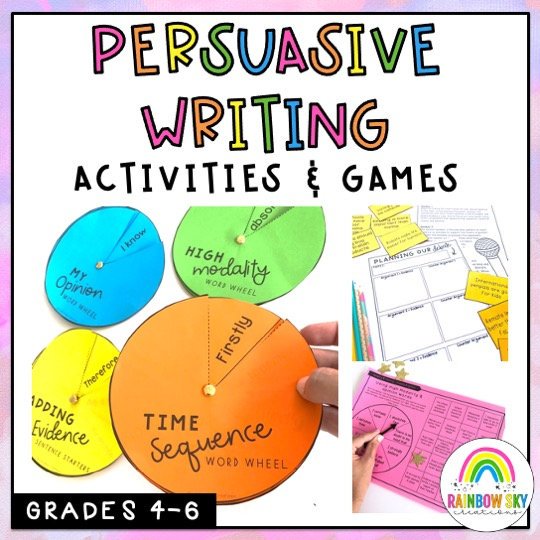 Persuasive Writing Unit | Activities & Games | Year 4-6