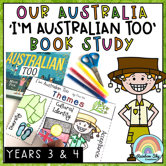 I'm Australian Too | Book Study | Year 3 & Year 4