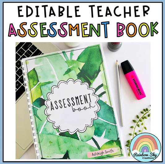 Teacher Assessment Book | Assessment Binder