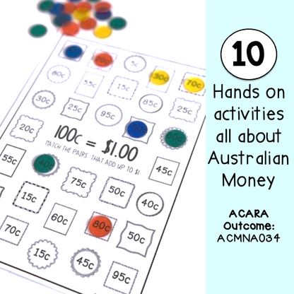 Year 2 Hands-on Australian Money Pack